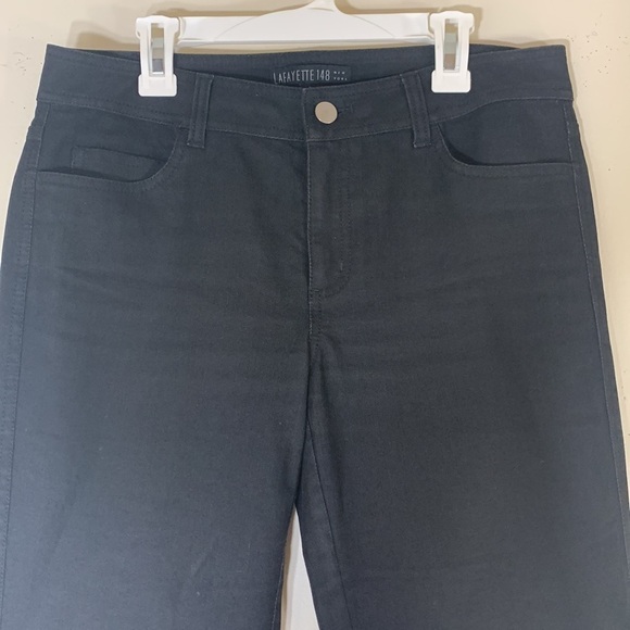 Lafayette 148 New York 2 Black Boot Cut Jeans. - Picture 4 of 8
